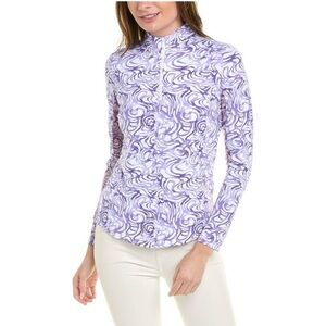 IBKUL Long Sleeve Golf Mock Neck Pullover - Size S